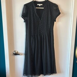Cleo- adorableBlack Polka Dot Dress